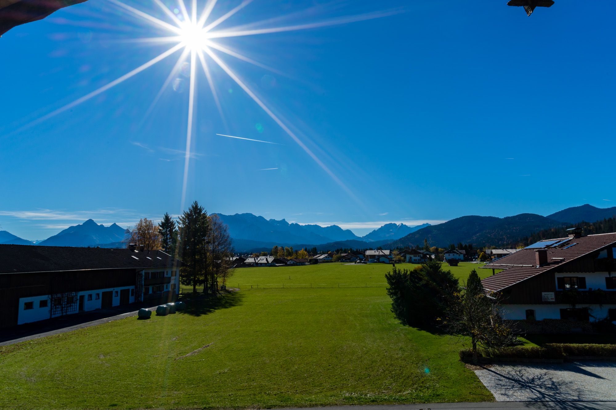Gästehaus Funk Wallgau - Bergblick